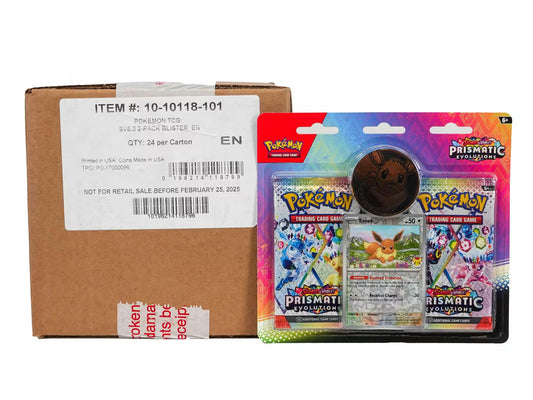 Prismatic Evolutions 2-Pack Blister Case