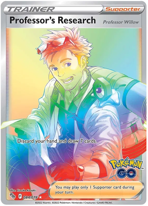Professor's Research 084/078 Pokemon Go