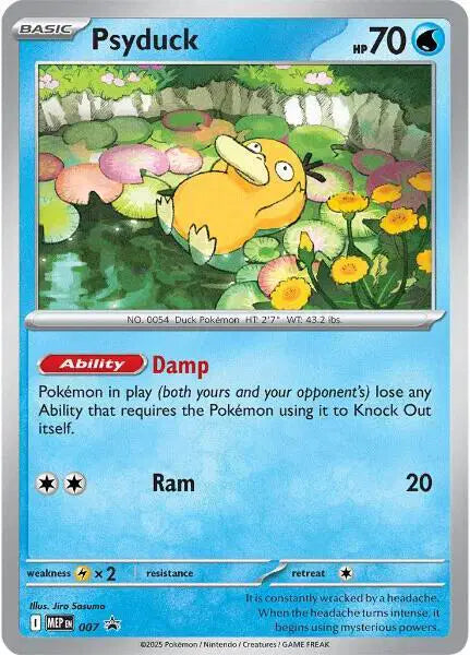Psyduck MEP 007 Mega Evolution Promo