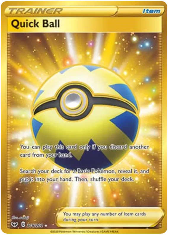 Quick Ball 216/202 Sword & Shield Base Set