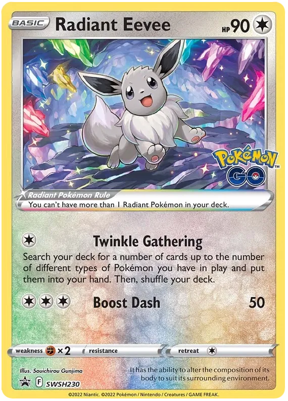 Radiant Eevee SWSH230 Sword & Shield Promo