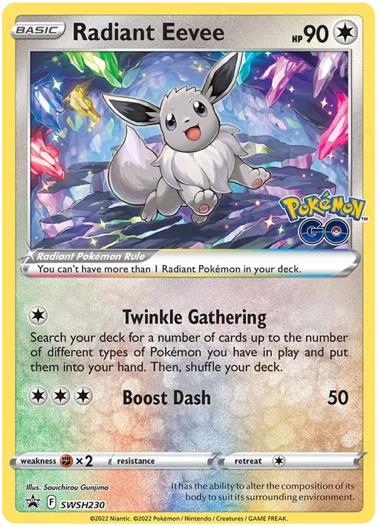 Radiant Eevee SWSH230 Sword & Shield Promo