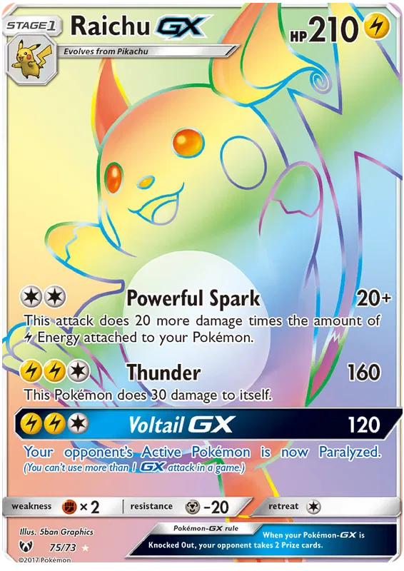 Raichu GX 75/73 Shining Legends