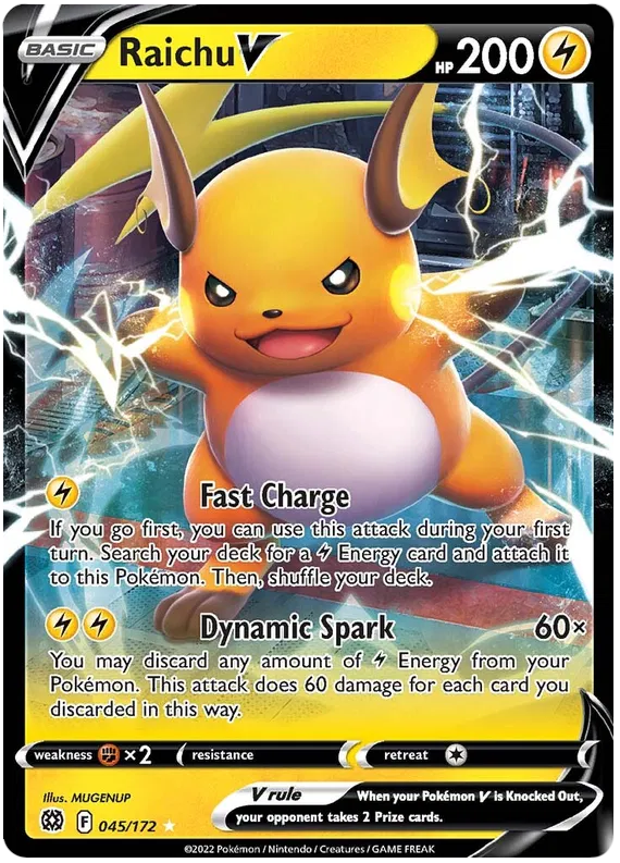 Raichu V 045/172 Brilliant Stars