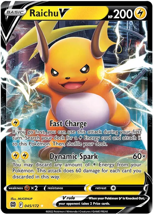 Raichu V 045/172 Brilliant Stars