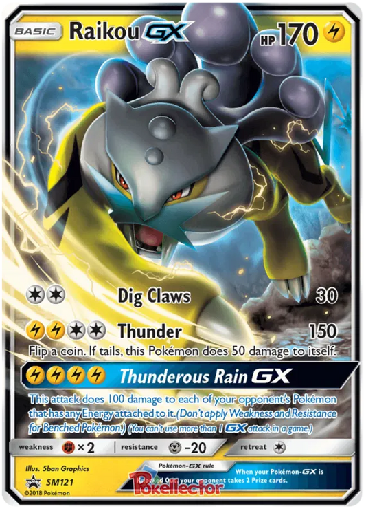 Raikou GX SM121 Sun & Moon Promos