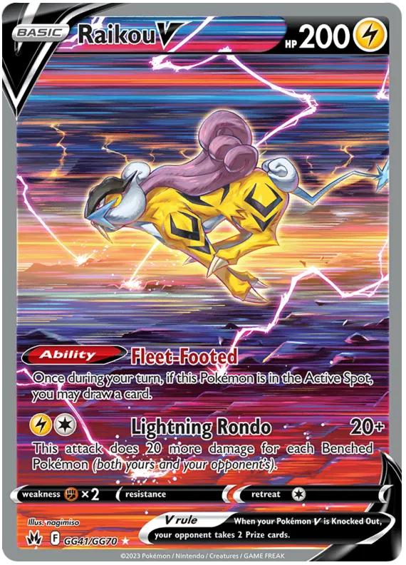 Raikou V GG41/GG70 Crown Zenith Galarian Gallery