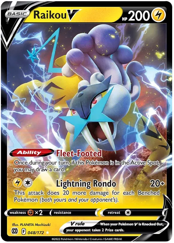 Raikou V 048/172 Brilliant Stars
