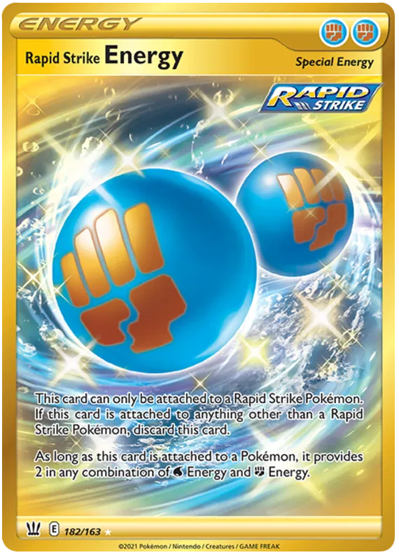 Rapid Strike Energy 182/163 Sword & Shield Battle Styles