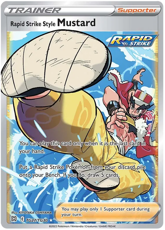 Rapid Strike Style Mustard TG27/TG30 Brilliant Stars Trainer Gallery