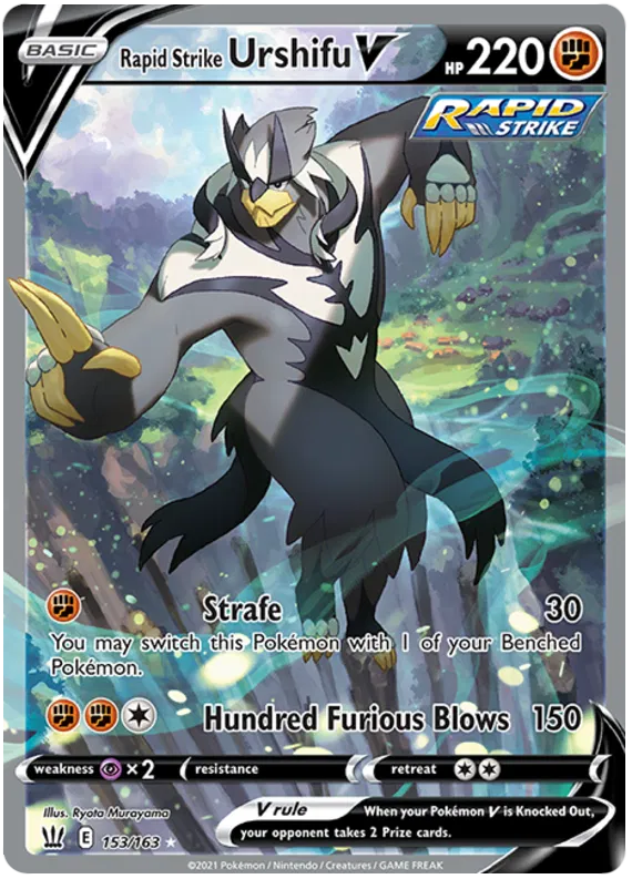 Rapid Strike Usrhifu V 153/163 Sword & Shield Battle Styles