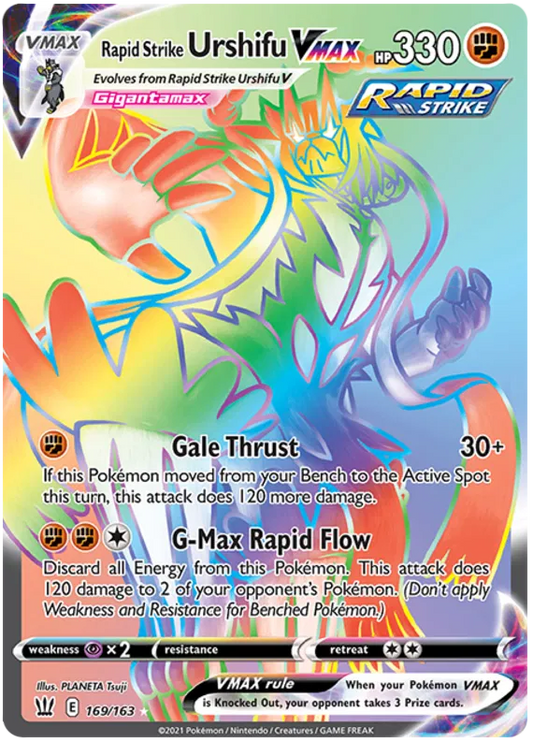 Rapid Strike Usrhifu VMAX 169/163 Battle Styles