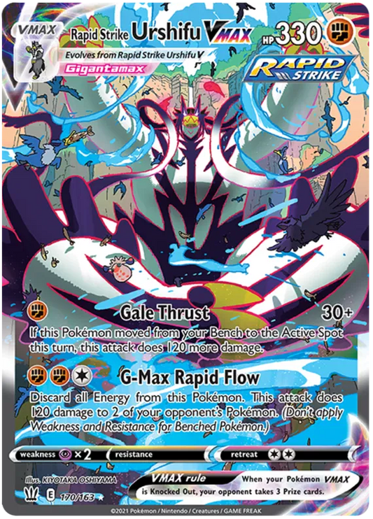Rapid Strike Usrhifu VMAX 170/163 Battle Styles