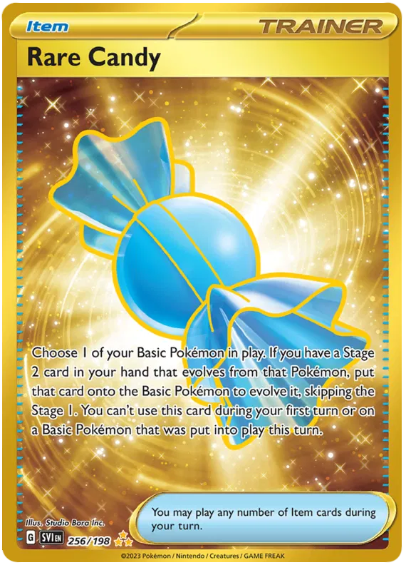 Rare Candy 256/198 Scarlet & Violet Base Set