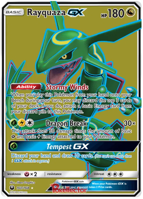Rayquaza GX 160/168 Celestial Storm