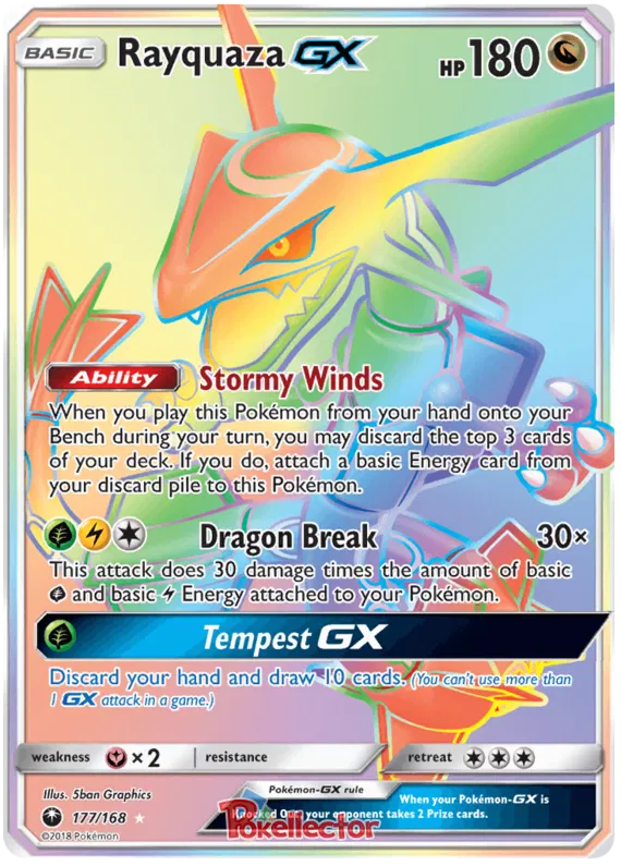 Rayquaza GX 177/168 Celestial Storm