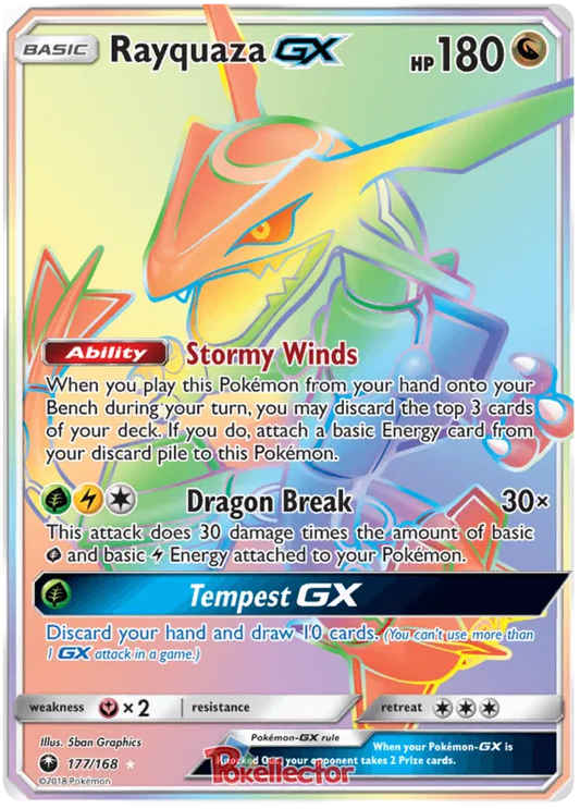 Rayquaza GX 177/168 Celestial Storm
