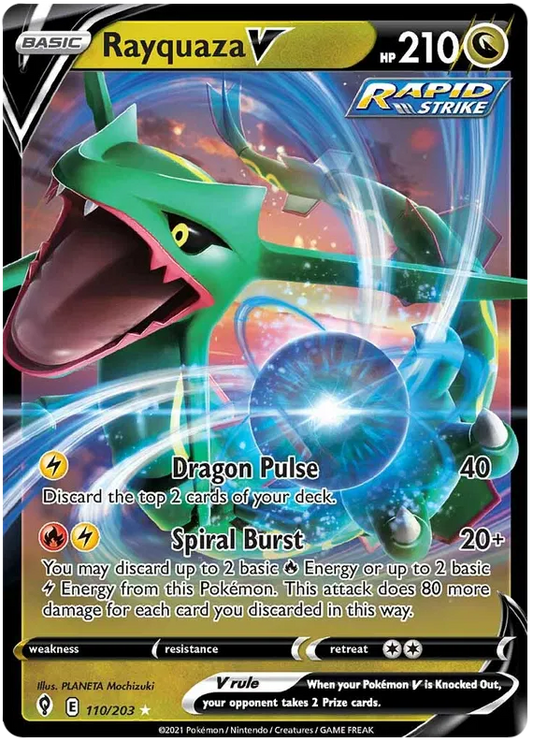 Rayquaza V 110/203 Evolving Skies