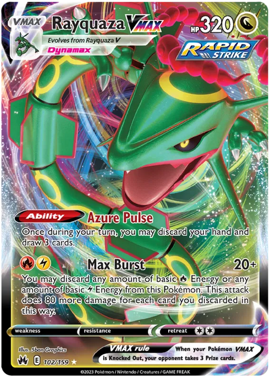 Rayquaza VMAX 102/159 Crown Zenith