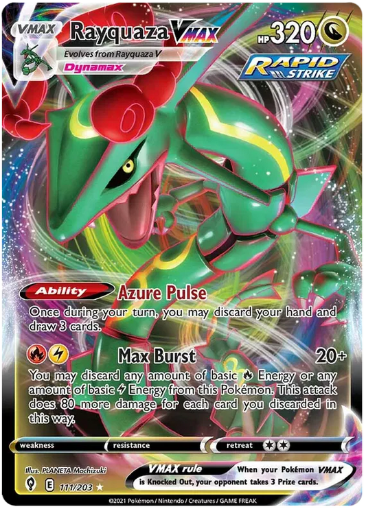 Rayquaza VMAX 111/203 Sword & Shield Evolving Skies