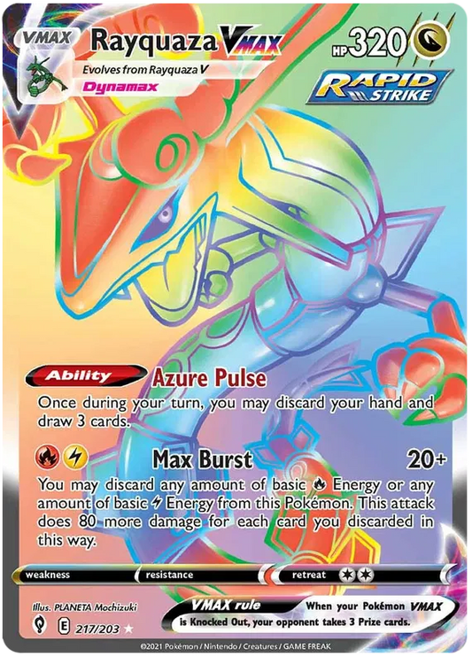 Rayquaza VMAX 217/203 Sword & Shield Evolving Skies