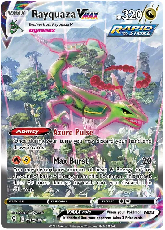 Rayquaza VMAX 218/203 Evolving Skies