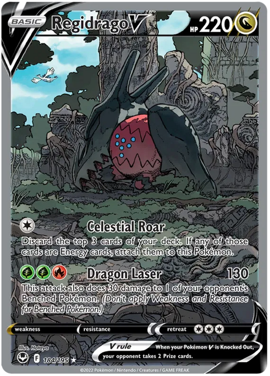 Regidrago V 184/195 Silver Tempest
