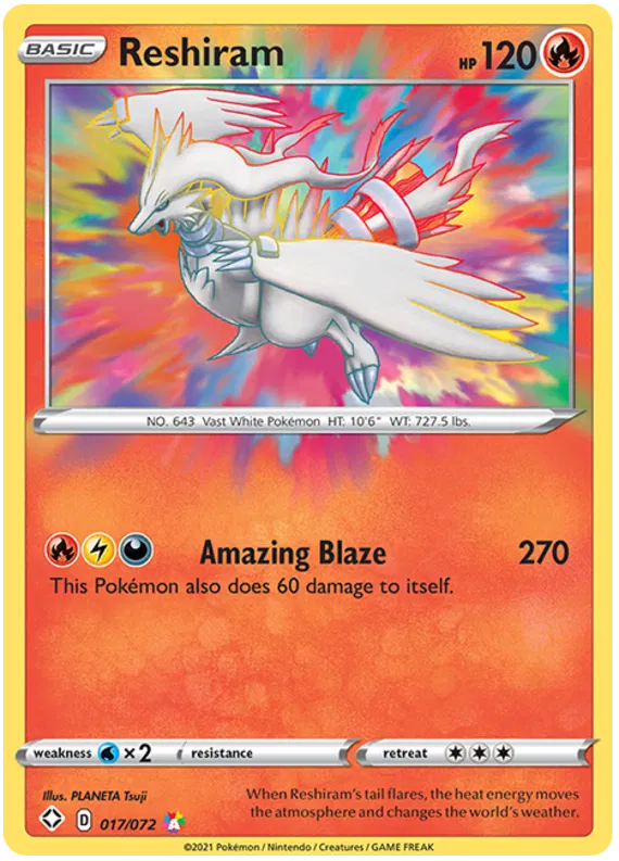 Reshiram 017/72 Shining Fates