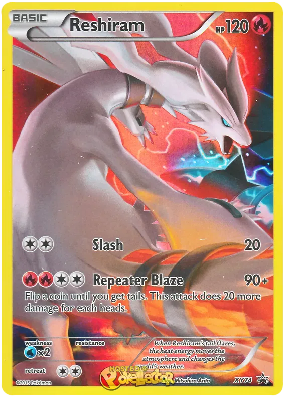 Reshiram XY74 Promos
