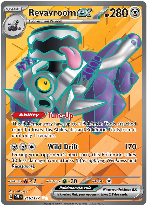 Revavroom ex 216/197 Obsidian Flames