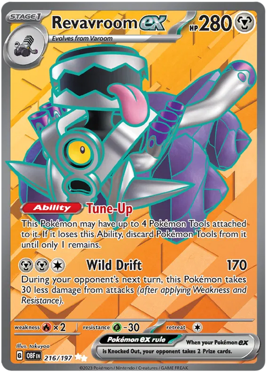Revavroom ex 216/197 Obsidian Flames