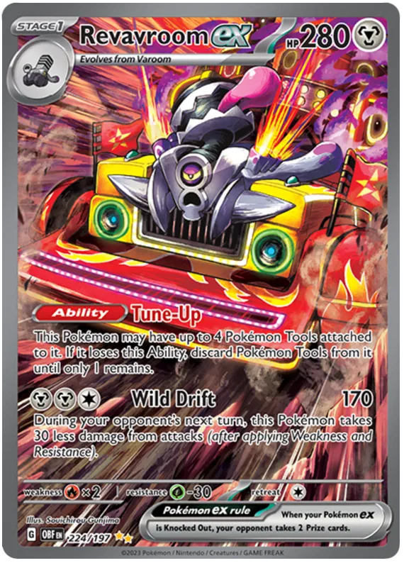 Revavroom ex 224/197 Obsidian Flames