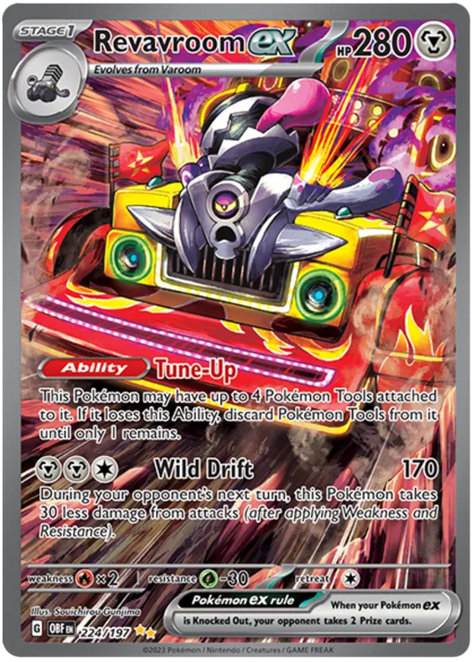 Revavroom ex 224/197 Obsidian Flames