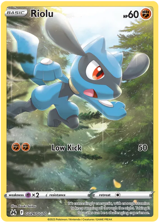 Riolu GG26/GG70 Crown Zenith Galarian Gallery
