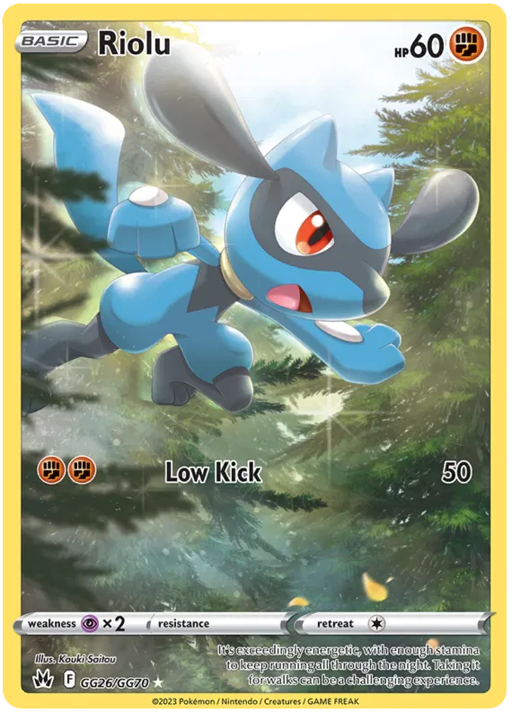 Riolu GG26/GG70 Crown Zenith Galarian Gallery