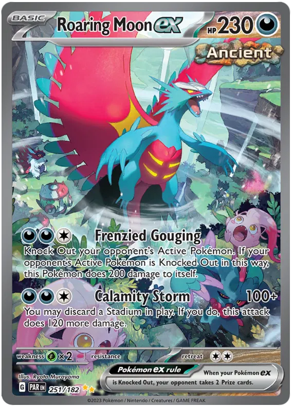 Roaring Moon ex 251/182 Paradox Rift