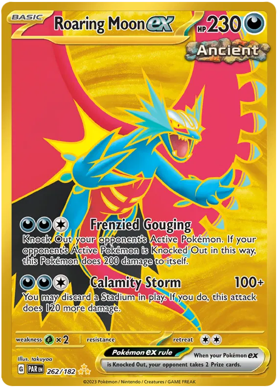 Roaring Moon ex 262/182 Paradox Rift