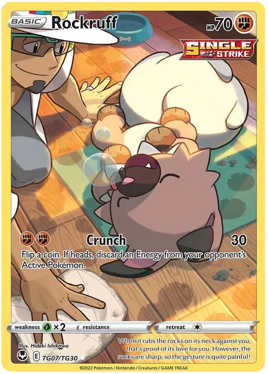 Rockruff TG07/TG30 Silver Tempest Trainer Gallery