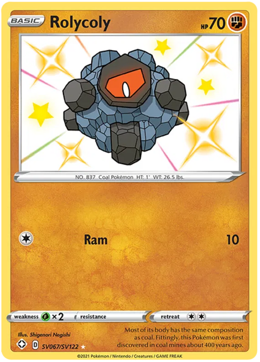 Rolycoly SV067/SV122 Shining Fates