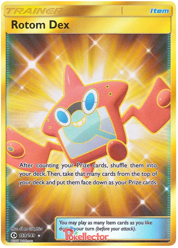 Rotom Dex 159/149 Sun & Moon