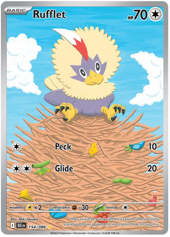 Rufflet 154/086 Black Bolt