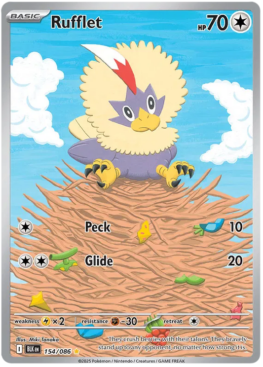 Rufflet 154/086 Black Bolt