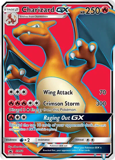 Charizard GX SM60 Sun & Moon Promos