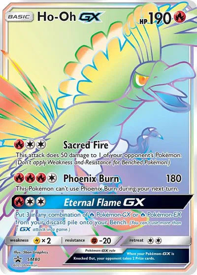 Ho-Oh GX SM80 Sun & Moon Promos