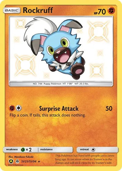 Rockruff SV23/SV94 Hidden Fates