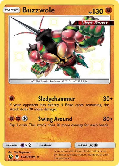 Buzzwole SV24/SV94 Hidden Fates