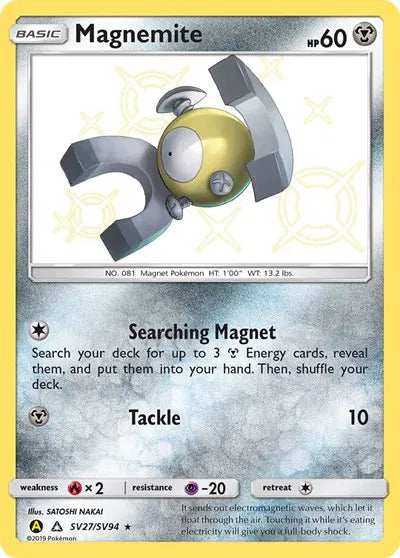 Magnemite SV27/SV94 Hidden Fates