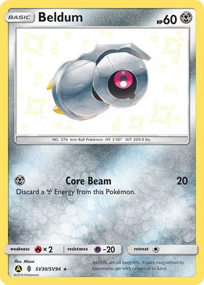 Beldum SV30/SV94 Hidden Fates