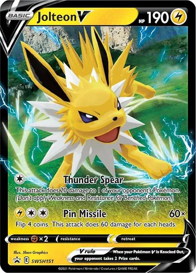 Jolteon V SWSH151 Sword & Shield Promo