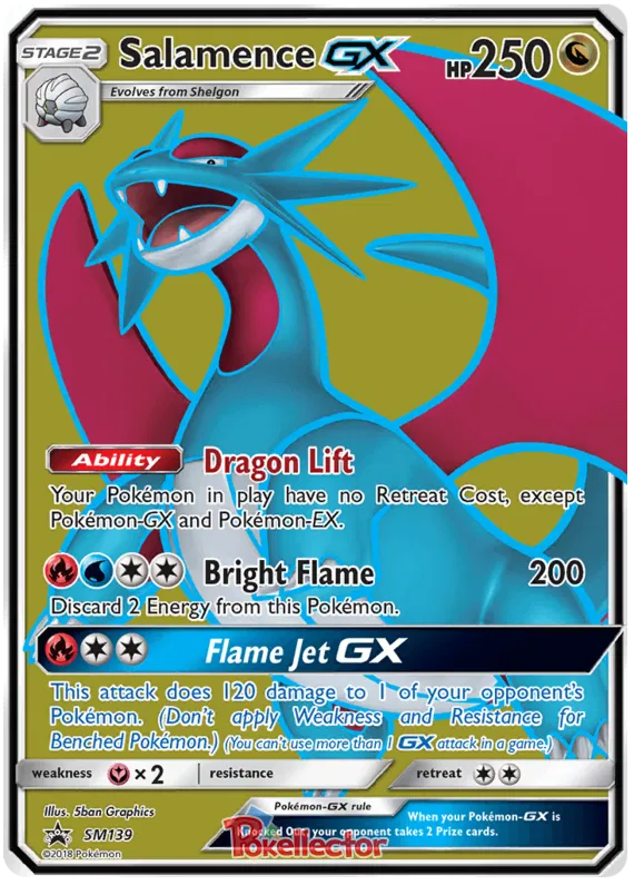Salamence GX SM139 Sun & Moon Promos | Lightly Played |